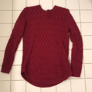 Red sweater